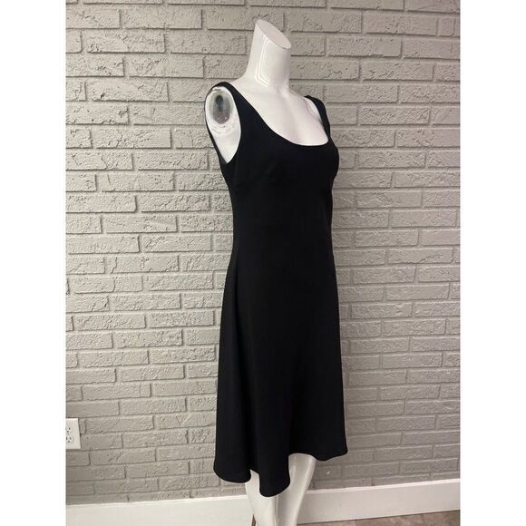 Kasper Black Sleeveless Square Neckline Sheath Size 8 - Picture 4 of 9